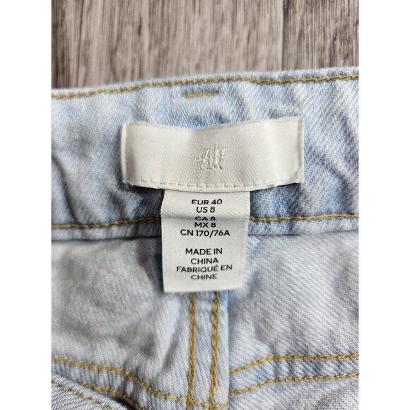 H&M Light Blue High Rise Women Jeans - Picture 6 of 13
